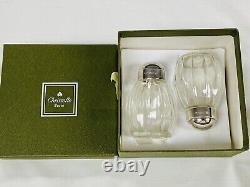 Christofle Silver Salt & Pepper Shakers- 28540- NEW In Box