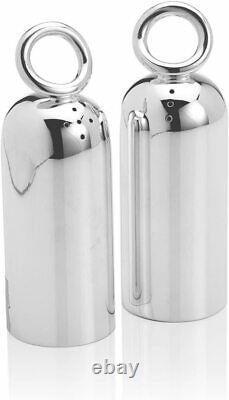 Christofle Vertigo Silver-plated Salt & Pepper Shaker Set #4228720 Brand Nib F/s