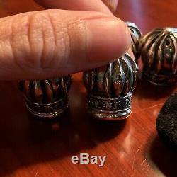 Chrome Hearts Salt and Pepper Shakers 925 Sterling Silver