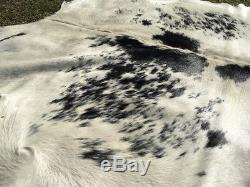 Clearance A Grade Cow Hide Black White Salt Pepper Cowhide 3.6m2 Floor Rug Mat