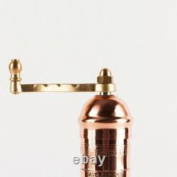 Copper Mill Pepper #403 8 And Brass Salt #109 9(ATLAS)Greek Grinders set of 2