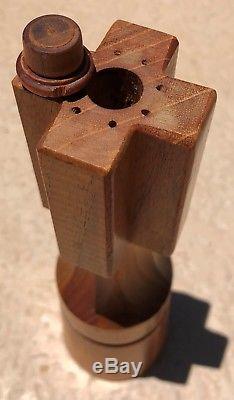 Dansk Designs Chess King Teak Wood Salt/Pepper Mill by Jens Quistgaard-Mid Cent