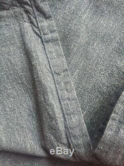 Deadstock 1950s Penneys Big Mac Salt And Pepper Chambray Shirt Size 16 USA M/L