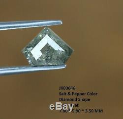 Diamond Shape diamond salt and pepper Color Diamond 1.15 CT Loose Diamond For U