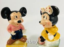 Disney Collectables 1950's Mickey Mouse & Minnie Mouse Salt & Pepper Shakers
