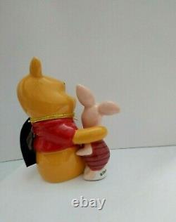 Disney Winnie the Pooh & Piglet Hugging Magnetic Salt & Pepper Shakers Westland