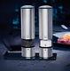 Duo Electric Pepper & Salt Mill with Alpha Tray One-hand Grinder Tactile Switch