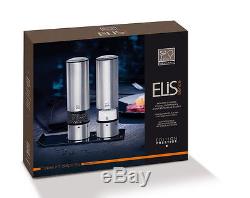 Duo Electric Pepper & Salt Mill with Alpha Tray One-hand Grinder Tactile Switch
