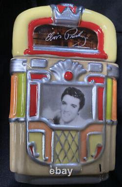 Elvis Presley Jukebox Salt And Pepper Shakers Vandor 2005 New Stackable Rare