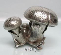 Exquisite Buccellati Mushroom Salt & Pepper Shaker