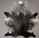 Extreme New Cowhide Rug Salt & Pepper Brazilian Leather Hair-on Exotic All Areas