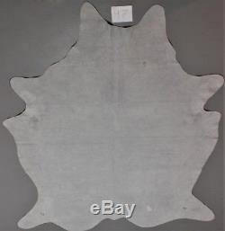 Extreme New Cowhide Rug Salt & Pepper Brazilian Leather Hair-on Exotic All Areas