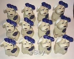 Extremely Rare 6 Pair Uncirculated Shawnee Muggsy Salt & Pepper Shakers In Box