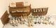 FRANKLIN MINT NOAHS ARK SALT & PEPPER SET/24 Pairs ANIMALS+3 SHELVES/COA/1980's