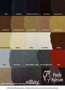 Finally Hair Building Fiber Black / Dark Brown / Medium Brown / Light Brown 399g