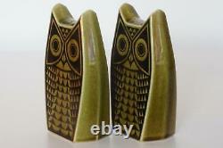 Fine Hornsea Pottery Owl Cruet Set Salt & Pepper John Clappison c. 1960's