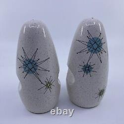 Franciscan Starburst 5 3/4 Tall Kitchen Salt and Pepper Shakers