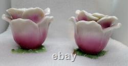 Franz Porcelain Camellia Salt & Pepper Shakers