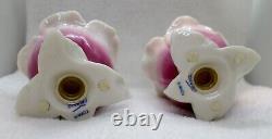 Franz Porcelain Camellia Salt & Pepper Shakers