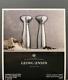 Georg Jensen Alfredo Stainless Steel Salt and Pepper Grinders Set -BRAND NEW