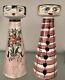 Giovanni Desimone Pottery Vintage 70s Italy Ceramic Salt Pepper Shakers 7 Tall