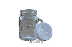 Golden Harvest Ball Mason Jar Glass Salt and Pepper Shakers (Clear Set of 2)