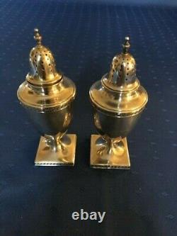 Gorham Etruscan Sterling Salt And Pepper Shakers 5