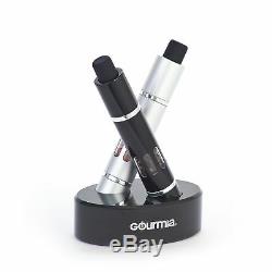 Gourmia GSP9410 Salt & Pepper Grinder 2 in 1 Refillable With Easy Click Operation