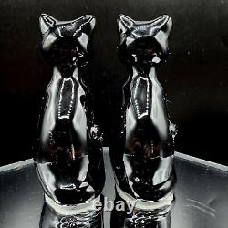 Green Eyed Cat Salt And Pepper Shakers 2005 Harry And David Black Cat Halloween