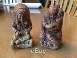 Group Of 3 Sets Of Indian Salt & Pepper Shakers