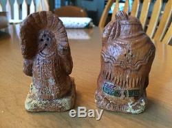 Group Of 3 Sets Of Indian Salt & Pepper Shakers