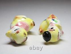 HTF RARE Isco Vintage Artist Ducks Anthropomorphic Salt Pepper Shakers Japan