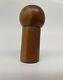 HTF Vintage GEOMETRIC TEAK SALT AND PEPPER SHAKERS FROM Haiti