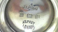 Hallmarked Silver Cruet Set (Mustard Pot/Salt & Pepper Shakers) -1936 by Asprey