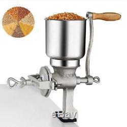 Hand Grain Grinder Mill Manual Cereal Corn Oats Flour Coffee Food Wheat Machine