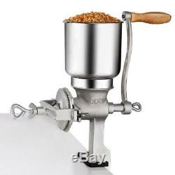 Hand Grain Grinder Mill Manual Cereal Corn Oats Flour Coffee Food Wheat Machine