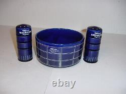 Hard To Find A. O. Smith Harvestore Slurrystore Bowl & Salt & Pepper Shakers