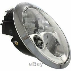 Headlight Set For 2002 2003 2004 Mini Cooper Left and Right With Bulb 2Pc