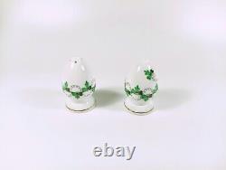 Herend, Persil (pe) Salt And Pepper Shakers 2.40, Handpainted Porcelain (bt059)