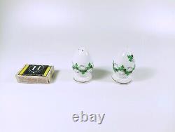 Herend, Persil (pe) Salt And Pepper Shakers 2.40, Handpainted Porcelain (bt059)