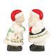 Holiday Santa & Mrs. Claus Salt & Pepper Shaker Set by Lenox, New