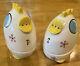 Holt Howard Bo Peep Egg Dish Salt And Pepper 4 Pc Set