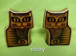 Hornsea Pottery Salt And Pepper Cats Cruet Set John Clappinson Design 1960 1970