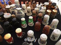 Huge Estate Sale Salt & Pepper Shaker Lot Vintage Unique Cities and States