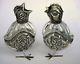 Incredible 800/1000 Silver Chick Figural Salt & Peppers