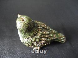 JAY STRONGWATER SONGBIRD SALT & PEPPER SOLD OUT BEAUTIFUL Swarowski Crystals