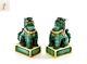 Japanese Toshikane Arita Porcelain Shishi Fu Foo Dog Lion Salt & Pepper Mk