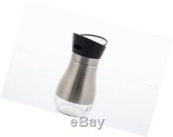 Juvale Set of 2 Salt and Pepper Stainless Shakers 4oz Black