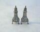 Kirk & Sons, pair of Repousse STERLING salt and pepper shakers