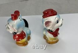 Kitschy Anthropomorphic Kitty Cat Salt Pepper Shakers Relco Japan Vintage